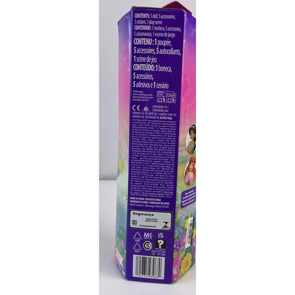 Disney Princess Rapunzel Spin & Reveal‎ Stories Twist Doll Mattel 11 Surprises